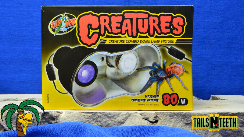 Zoo Med Creatures Creature COMBO Dome Lamp Fixture - Max 80Watts