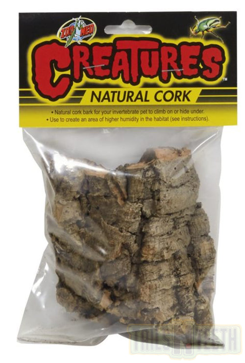 Zoo Med Creatures Natural Cork - Provides Cover for Creatures