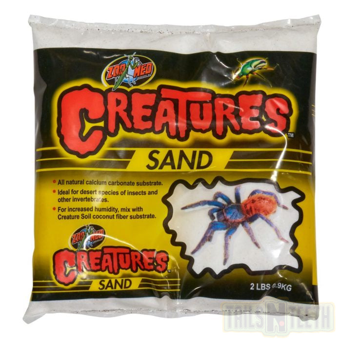 Zoo Med Creatures Sand 2lb (0.9kg) - Natural Calcium Carbonate Substrate