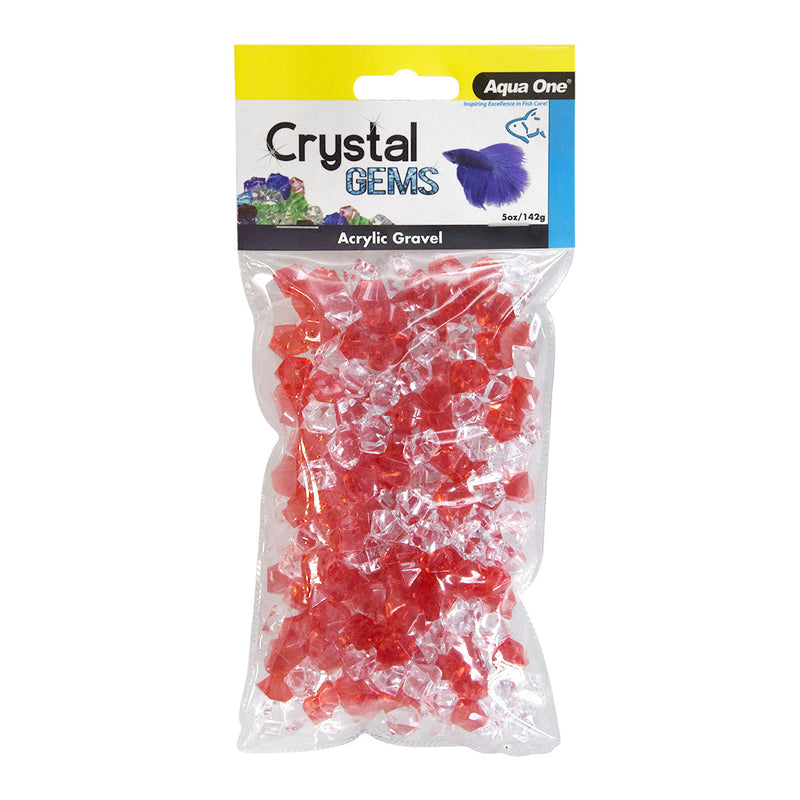 Crystal Gems Acrylic Gravel - Fire N Ice - 5 oz