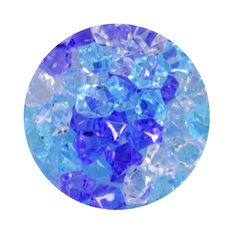 Crystal Gems Acrylic Gravel - Frosty Blue - 5 oz