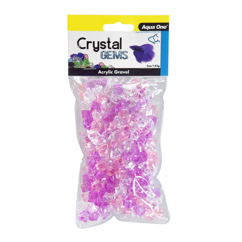 Crystal Gems Acrylic Gravel - Purple Passion - 5 oz