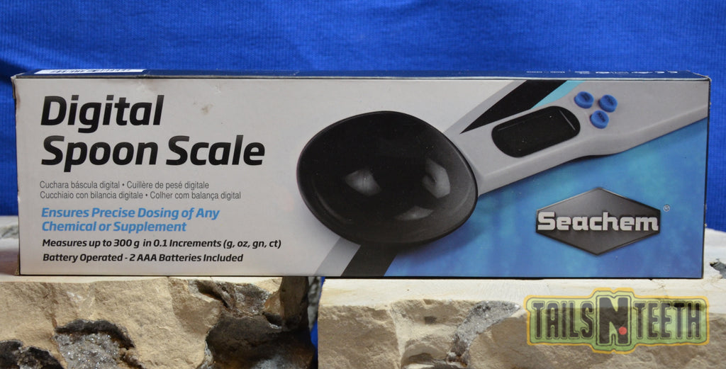 Seachem Digital Spoon Scale - Measures Up To 300g In 0.1 Increments (g