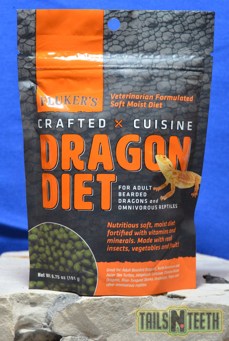 Fluker's Crafted Cuisine Adult Bearded Dragon Diet 191g Soft Moist Omnivore Diet