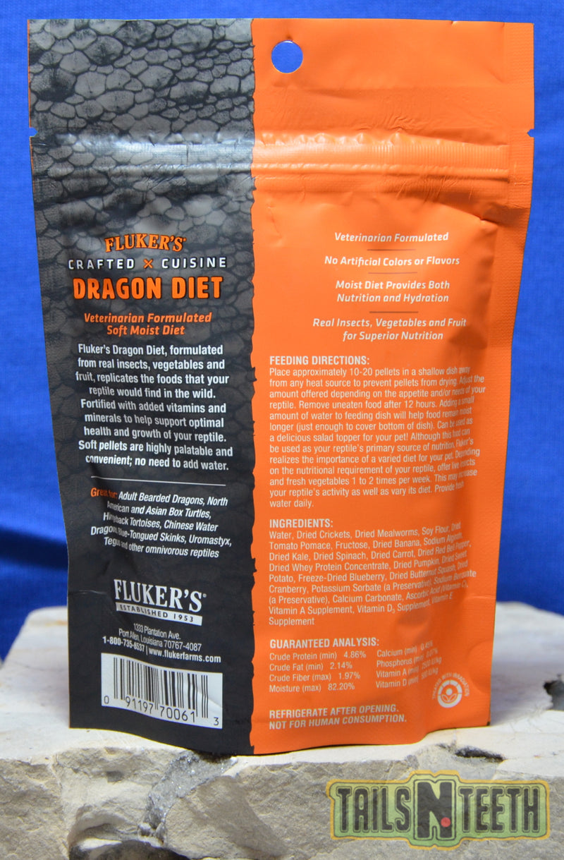 Fluker's Crafted Cuisine Adult Bearded Dragon Diet 191g Soft Moist Omnivore Diet