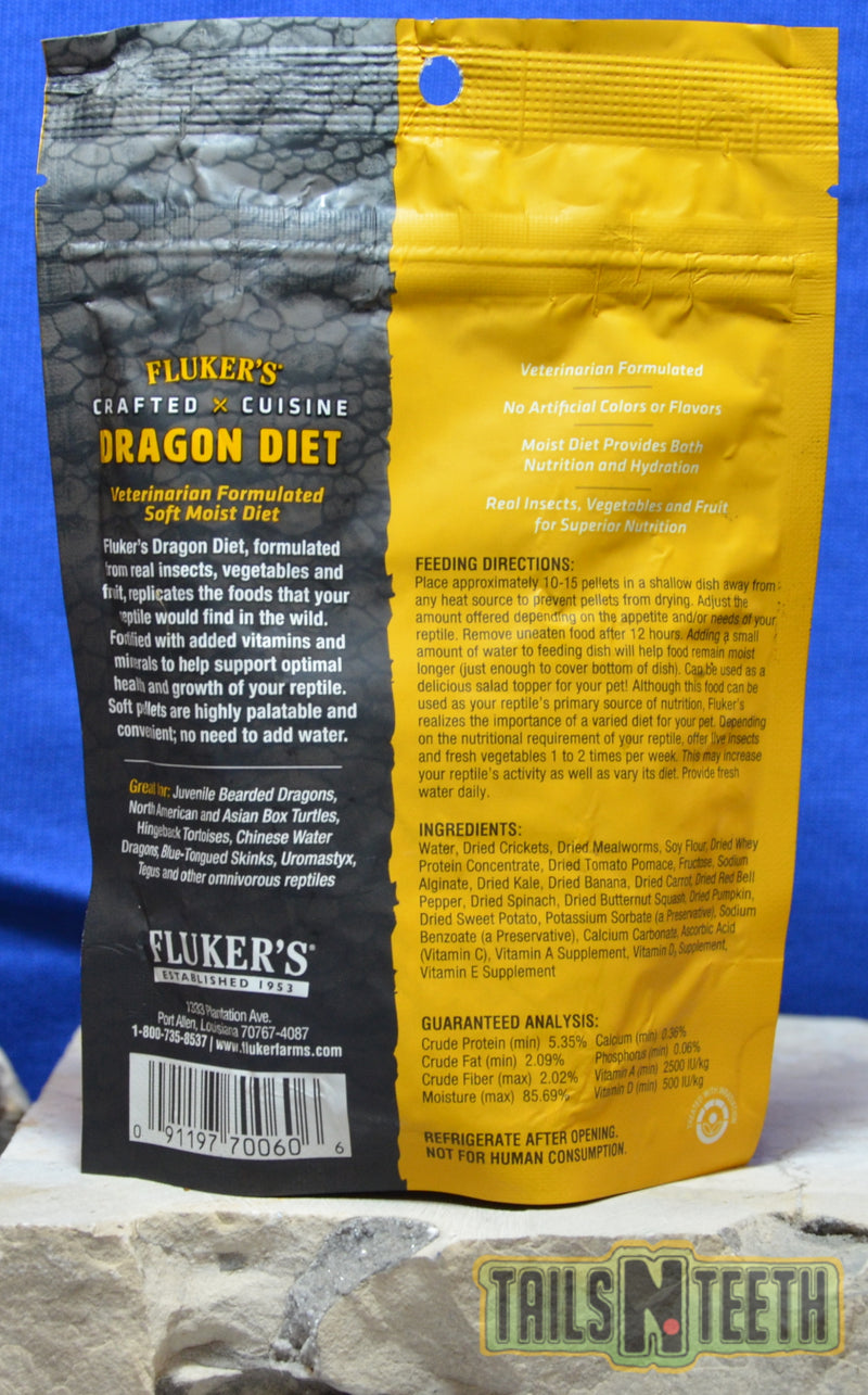 Fluker's Crafted Cuisine Juv. Bearded Dragon Diet 191g Soft Moist Omnivore Diet