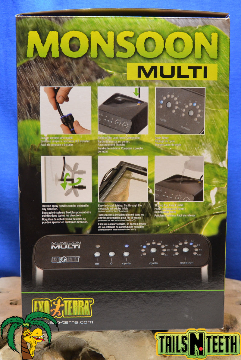 Exo Terra Monsoon Multi - High Pressure Misting System for Terrariums PT2493