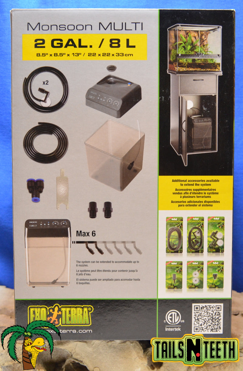 Exo Terra Monsoon Multi - High Pressure Misting System for Terrariums PT2493