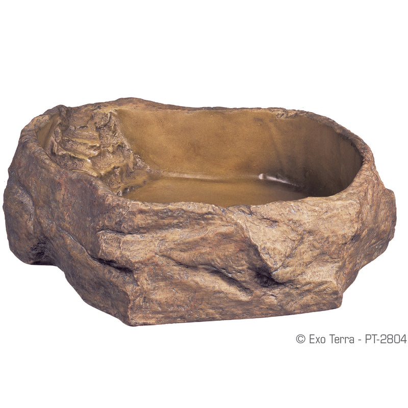 Exo Terra Water Dish - X-Large - Natural Look - Easy To Clean