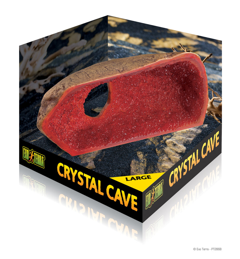 Exo Terra Crystal Cave - Large - Secure Hiding for Reptiles & Amphibians