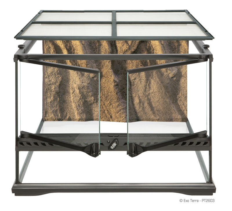 Exo Terra Natural Terrarium - Advanced Reptile Habitat - Low, 18in x 18in x 12in PT2603