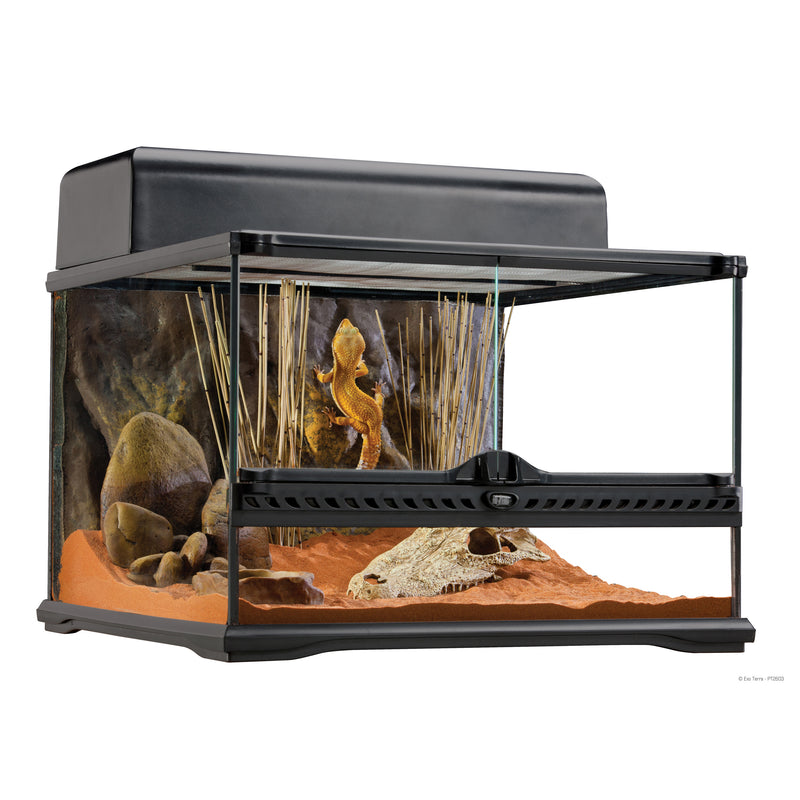 Exo Terra Natural Terrarium - Advanced Reptile Habitat - Low, 18in x 18in x 12in PT2603