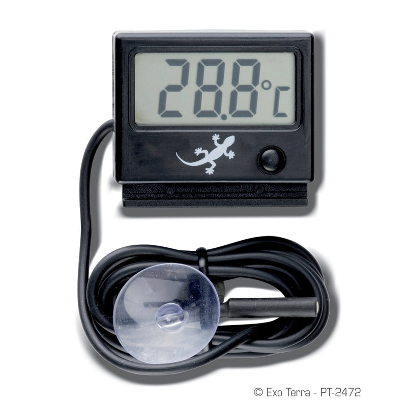 Exo Terra Digital Reptile Thermometer - Precision Thermometer With Remote Sensor