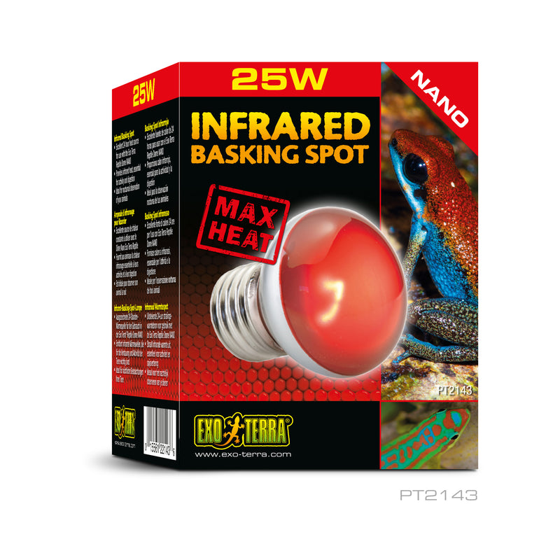 Exo Terra Infrared Basking Spot NANO - 25 W - Emits infrared heat waves