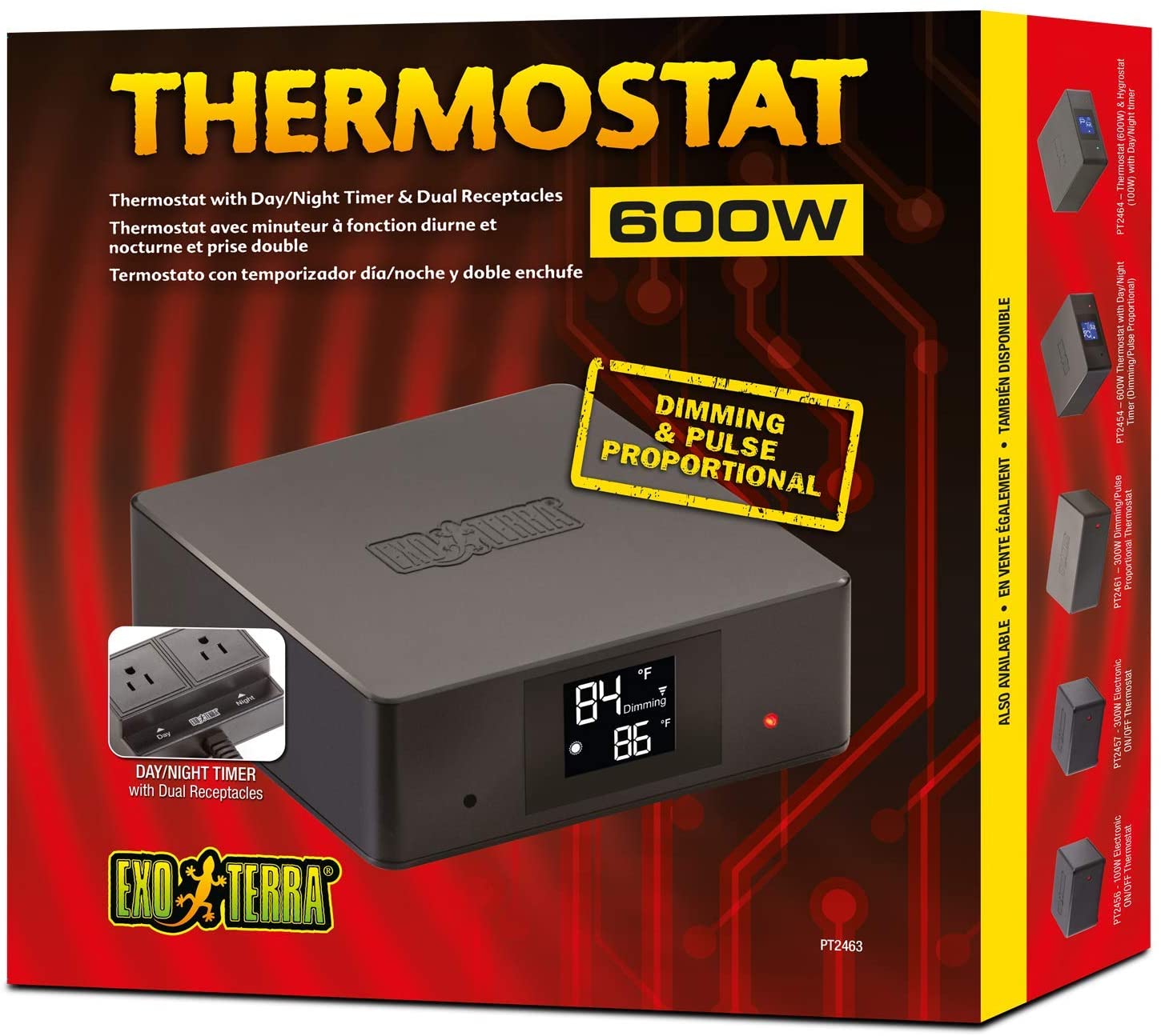 Exo terra thermostat sales 100w