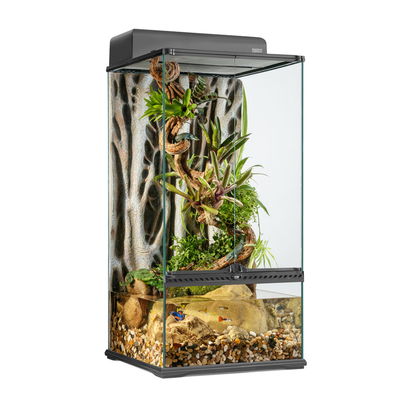 Exo Terra Advanced Paludarium & Rainforest Terrarium - PT2606 - Small X-Tall - 45 W x 45 D x 90 H cm (18” x 18” x 36”) - DOES NOT SHIP