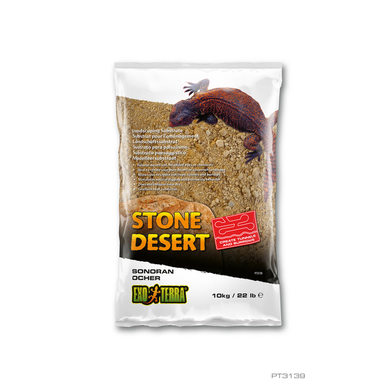 Exo Terra Stone Sonoran Ocher - Desert Substrate - 22lb /10kg Bag