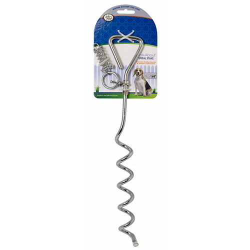 FOUR PAWS® WALK-ABOUT® SPIRAL TIE-OUT STAKE