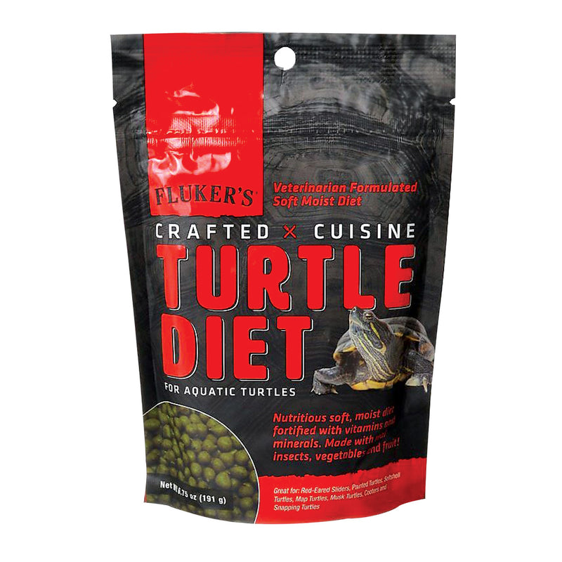 Fluker's Crafted Cuisine Turtle Diet 191g Soft Moist Aquatic Turtle Diet