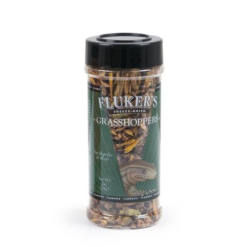 Fluker's Freeze-Dried Grasshoppers - 28g (1oz) - For Reptiles & Birds