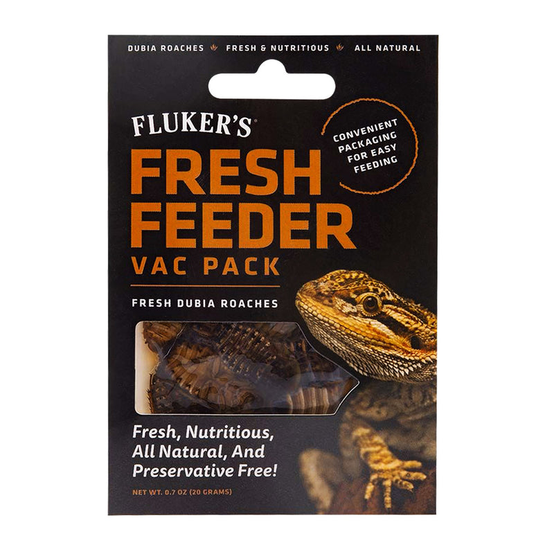 Fluker's Fresh Feeder Vac Pack - Fresh Dubia Roaches - 0.7 oz