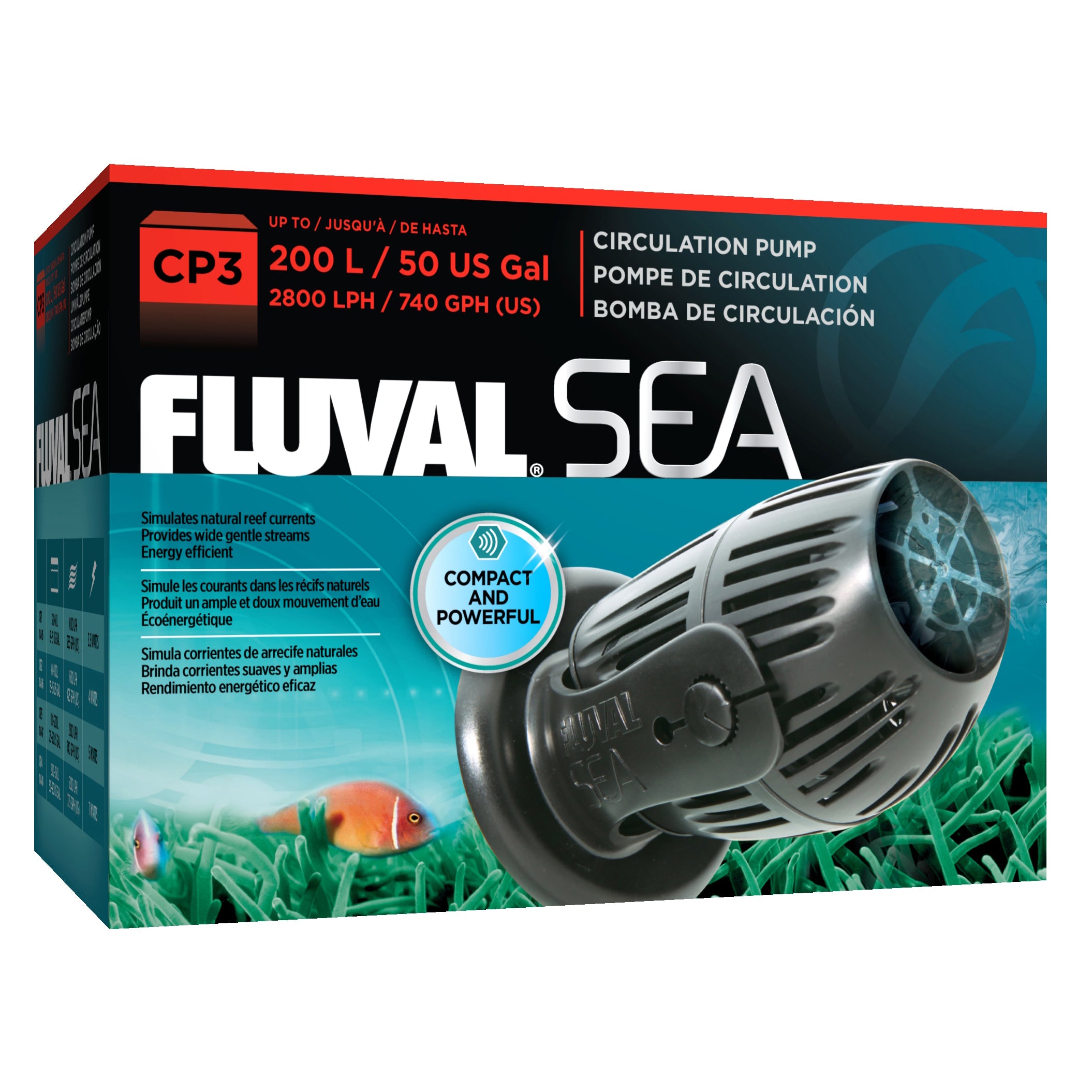 Fluval Sea CP3 Circulation Pump - 5 W - 2800 LPH (740 GPH)