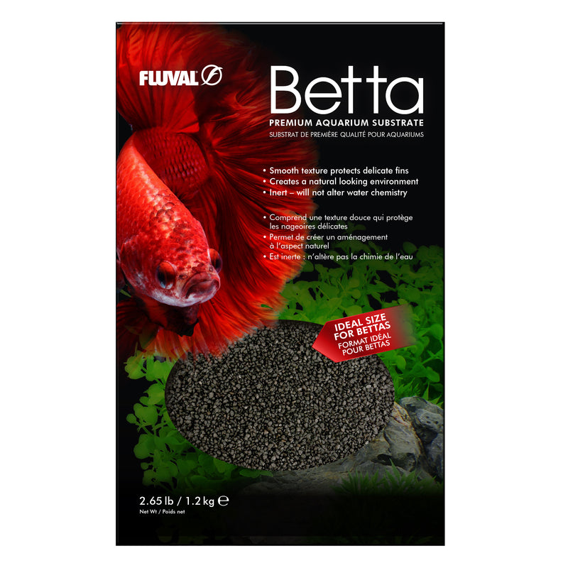 Fluval Betta Premium Aquarium Substrate - Black- 2.65 lb (1.2 kg)