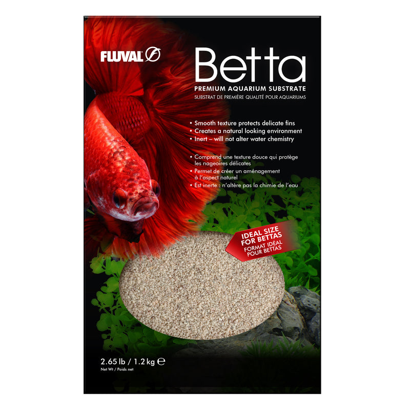 Fluval Betta Premium Aquarium Substrate - Fawn - 2.65 lb (1.2 kg)