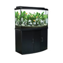 Fluval Bow Front Aquarium Cabinet - 37in x 16.5in x 26in (94 cm x 42 cm x 66 cm) - Black - 15768