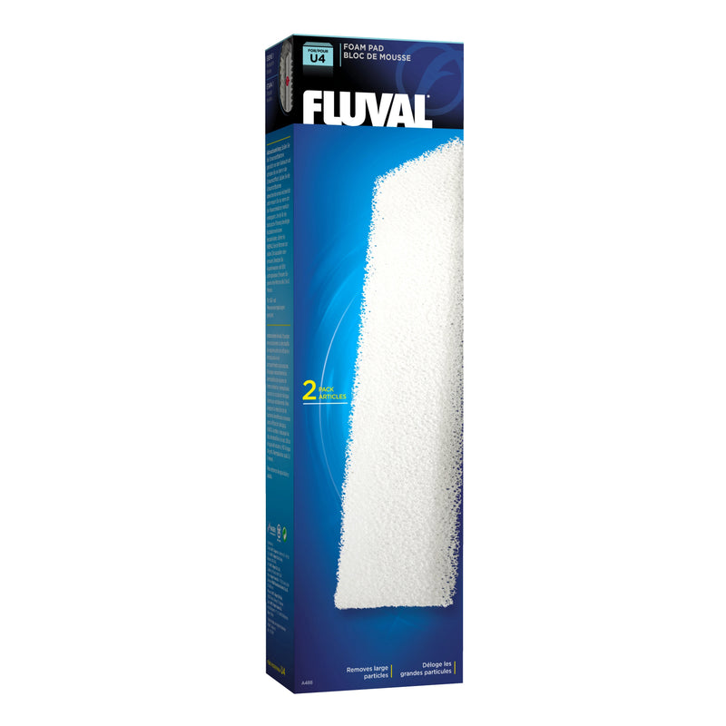 Fluval U4 Foam Pad - 2 Pack - A488 (Stage 1 mechanical filtration)