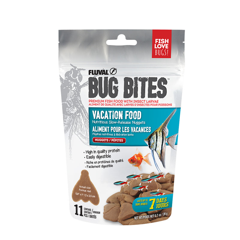 Fluval Bug Bites Vacation Food - 0.7 oz / 20 g