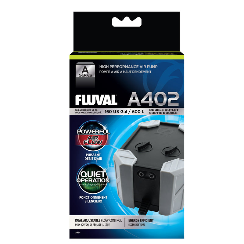 Fluval A402 High Performance Air Pump 160 US Gal/600 L - A854