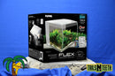 Fluval FLEX Aquarium Kit - 34 L (9 US gal) - Freshwater Glass Aquarium Kit White
