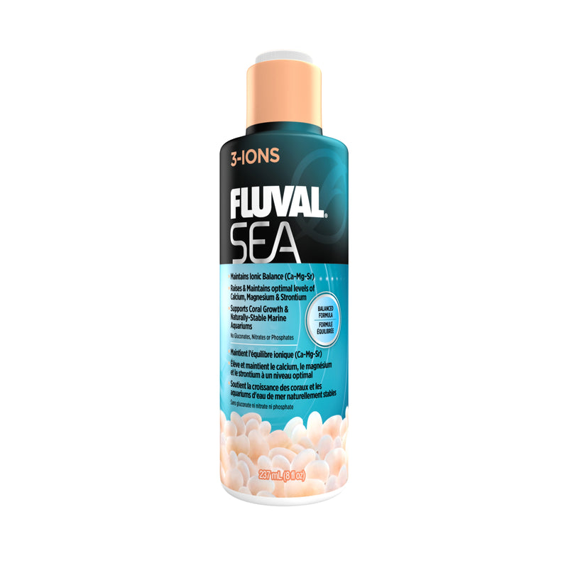 Fluval Sea 3-Ions Supplement - 237ml - Concentrated Blend of 3 Essential Ions