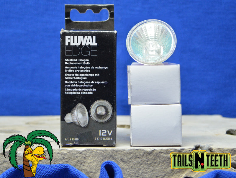 Fluval Edge Shielded Halogen Replacement Bulb 2-Pack - 12v 10watt -