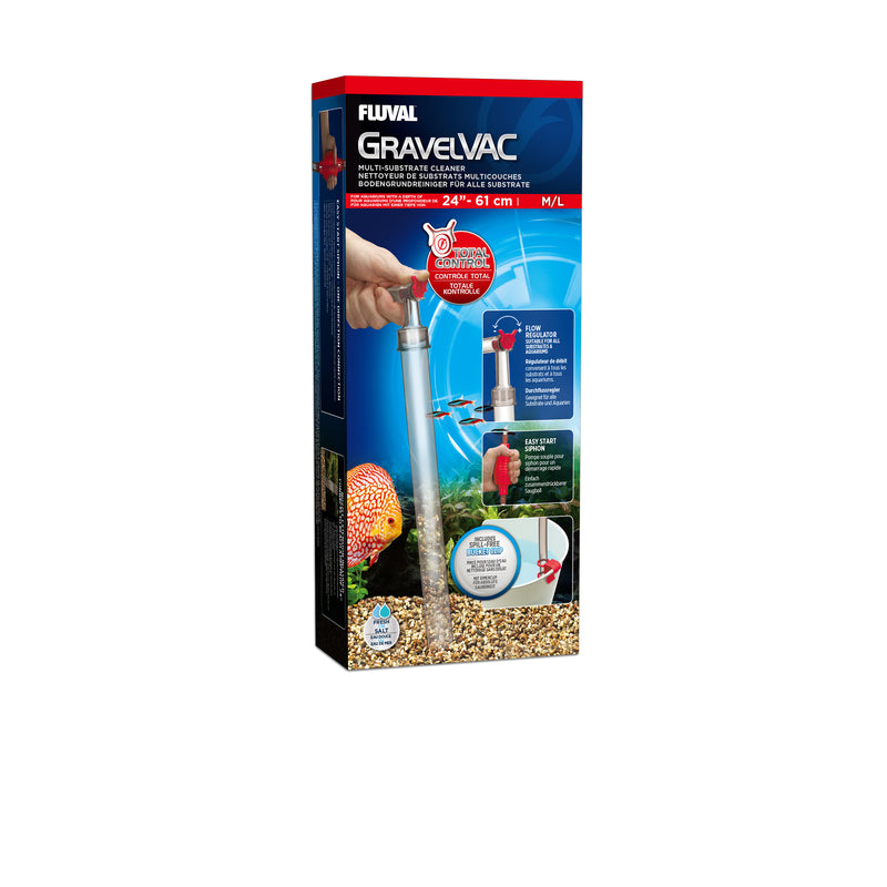 Fluval Gravel Vac Multi-Substrate Cleaner - Medium / Large