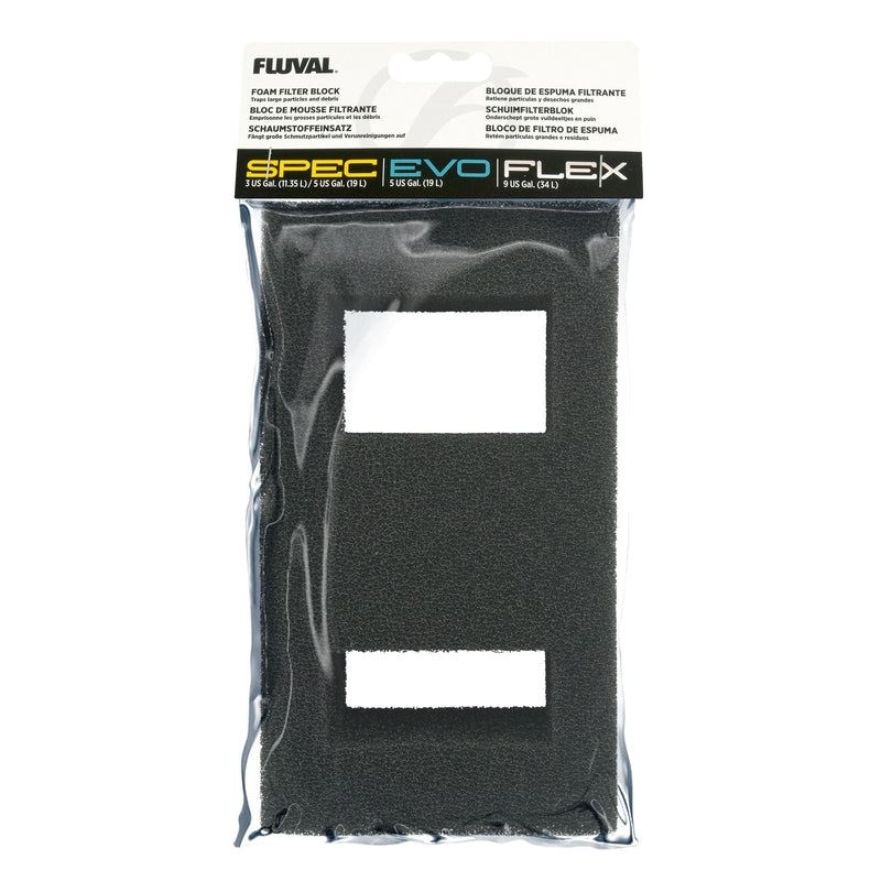 Fluval - Spec - Flex 9 gallon - Evo - Foam Filter Block  A1376