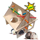 Fun-Max-Small Animal Condo Playgym 9″L X 9″ X 9″H- MADE IN CANADA - 851