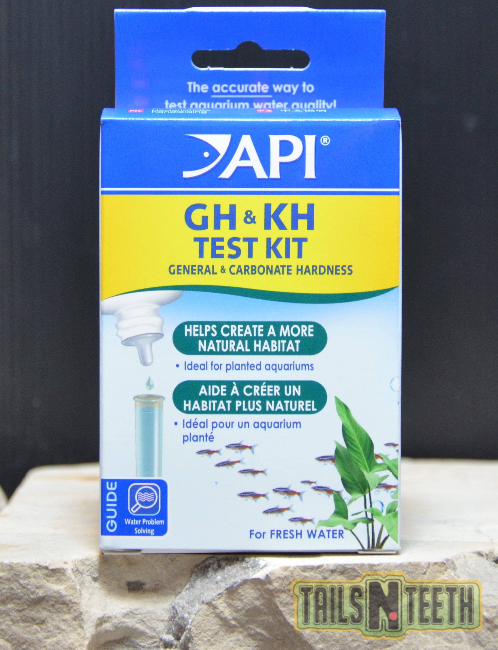 API General (GH) & Carbonate (KH) Hardness Test Kit - Ideal for Plante