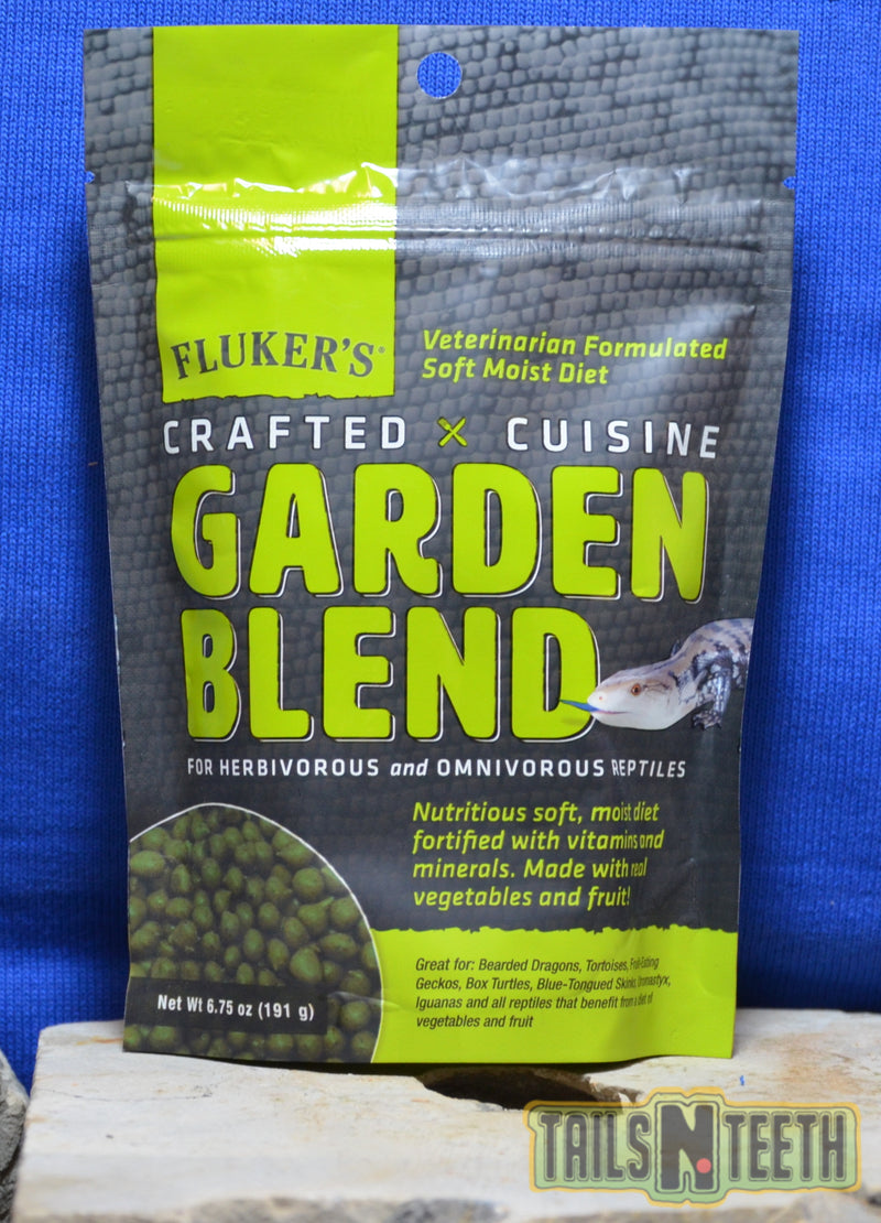 Fluker's Crafted Cuisine Garden Blend 191g Soft Moist Diet Real Veggies & Fruit