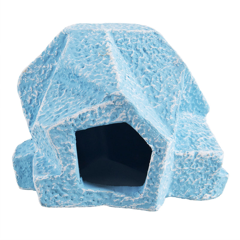 Geometrical Fish / Shrimp Rock Hide - Blue - Large