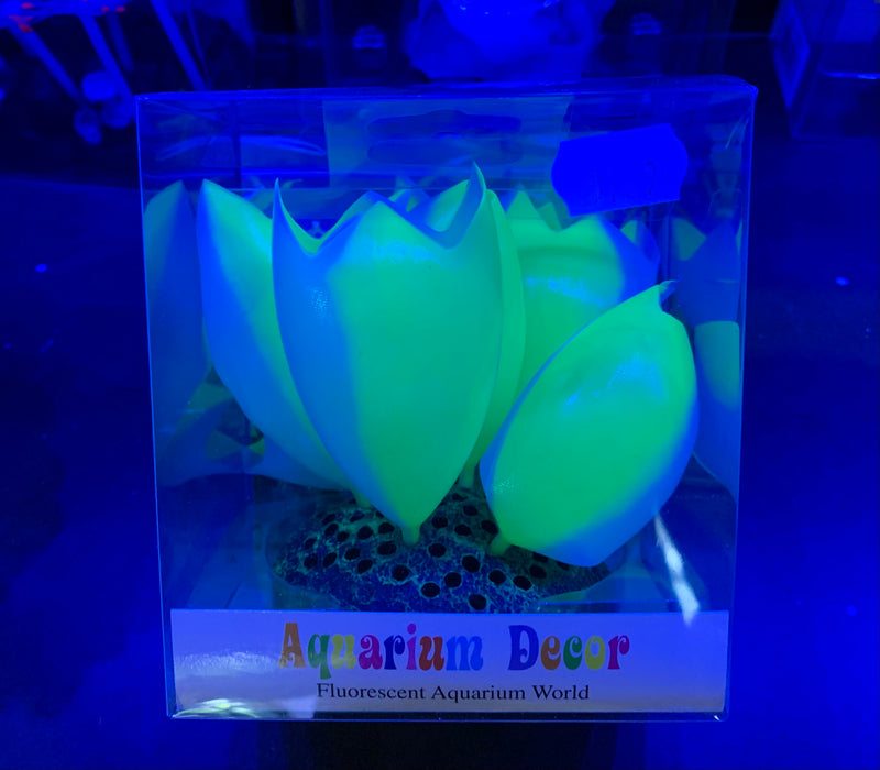 Glow Blue & Green Sea Squirts Aquarium Ornament