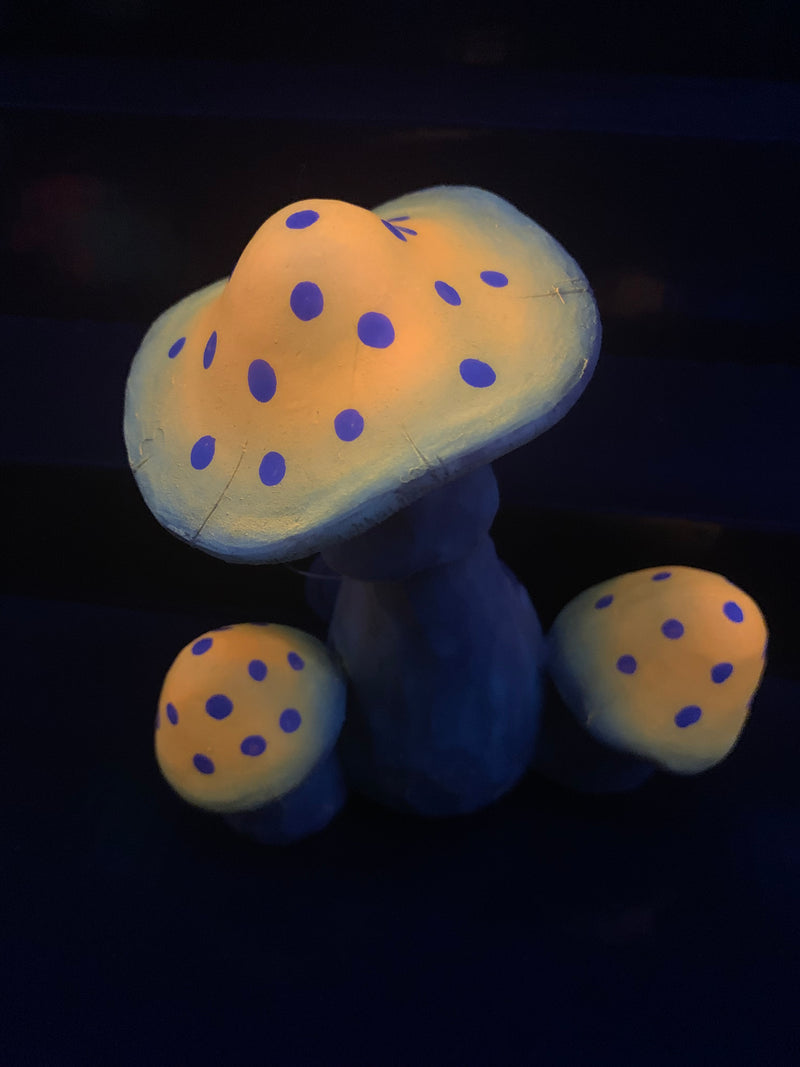 Glow Mushrooms Aquarium Ornament