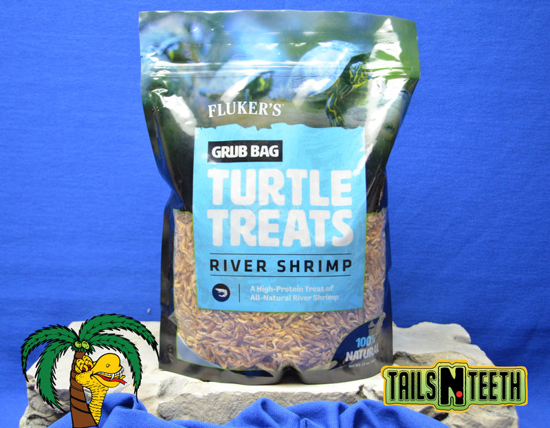 Fluker's Grub Bag Turtle Treats River Shrimp 340g - Natural High Protein Treat