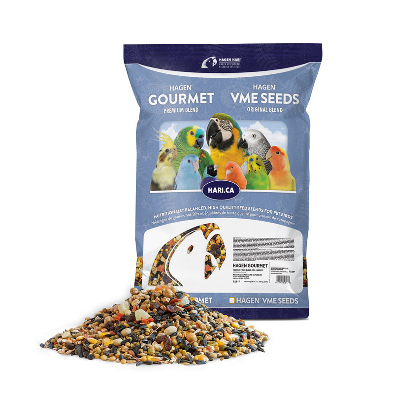 HARI Gourmet Premium Seed Mix for Parrots - 9.1 kg (20 lb) - Bulk