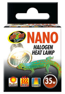 Zoo Med Nano Halogen Lamp 35w - Bright Naturalistic Heat Lamp for Nano Terrarium