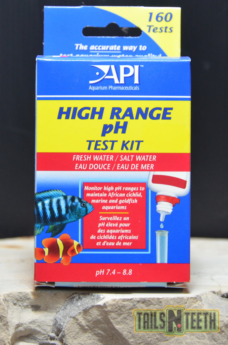 API High Range pH Test Kit - Measures pH From 7.4-8.8 - for Freshwater & Marine