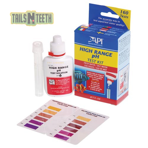 API High Range pH Test Kit Measures pH From 7.4 8.8 for Freshwater