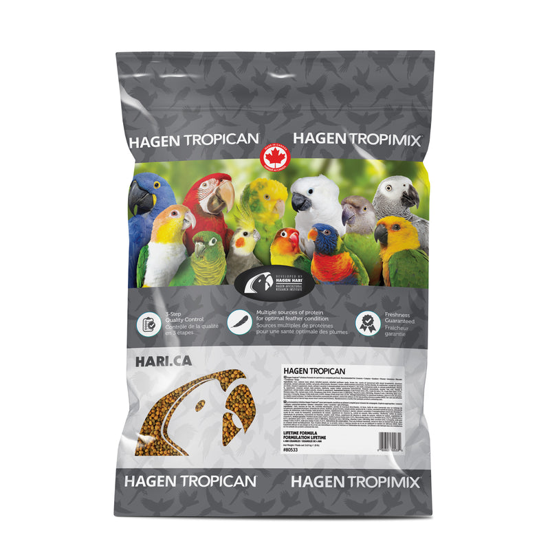 Tropican Lifetime Formula Granules for Parrots - 3.63 kg (8 lb)