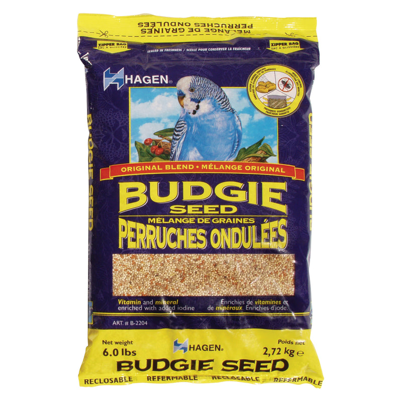 Hagen Parakeet (Budgie) Staple Original Blend Seed - 2.72 kg (6 lb)